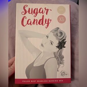 Sugarcandy BY cake maternity, size XS, seamless full bust, nude, nursing bra